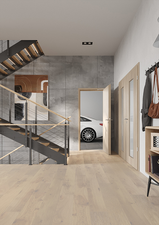 Garagenverbindungstuer und Wohnraum