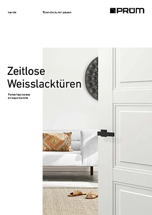 Zeitlose Weisslacktüren
